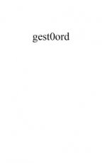 Goetz, Rainald - Gestoord