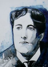 Aquarel Oscar Wilde