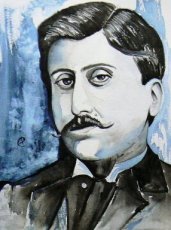 Aquarel Marcel Proust